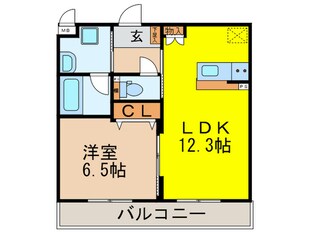 Centro Paese (ｾﾝﾄﾛ ﾊﾟｴ-ｾﾞ)の物件間取画像